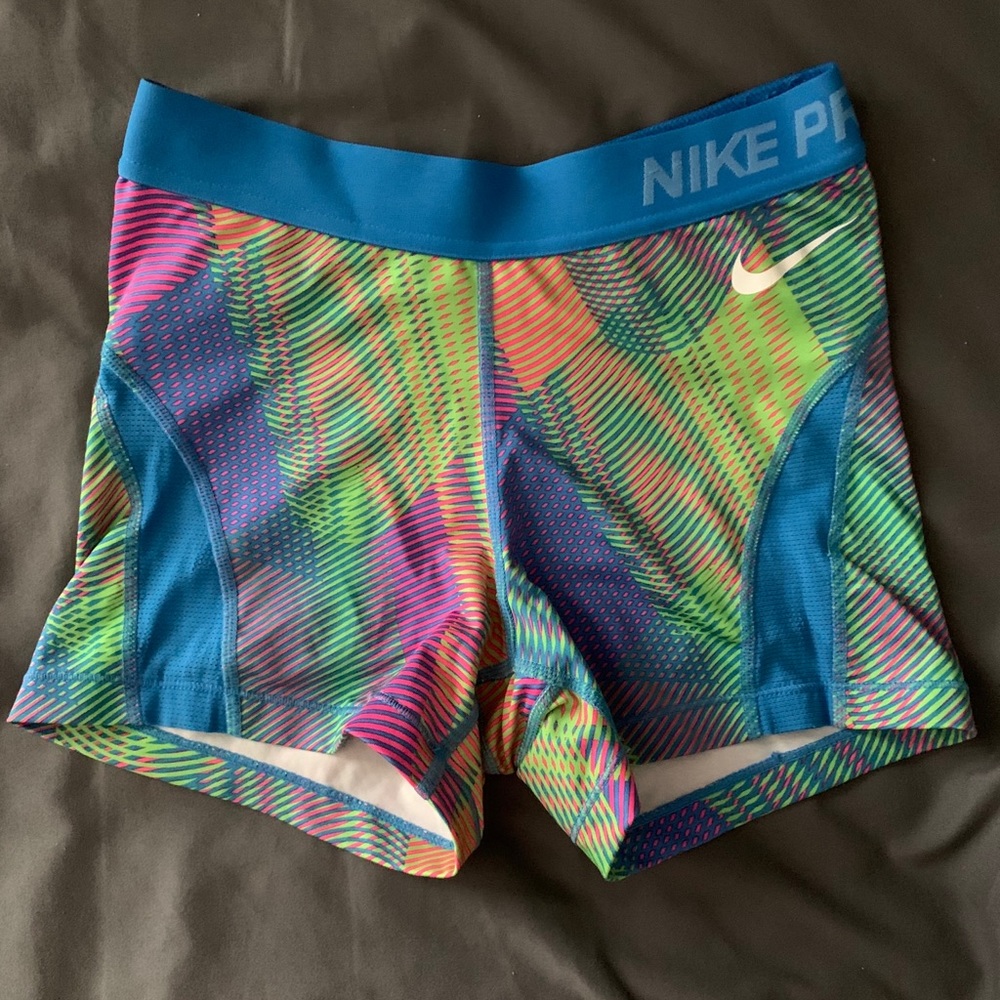 Nike Pro Multi-Color Mesh Compression Shorts